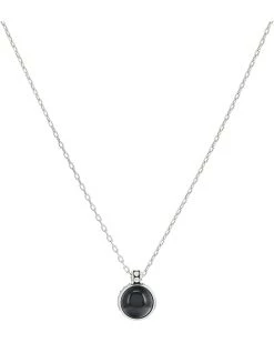 Brighton Necklaces Pebble Dot Onyx Short Necklace