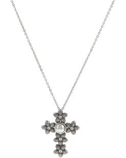Brighton Necklaces Bloom Cross Necklace