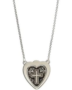 Brighton Necklaces Crossroads Heart Necklace -Brighton Sales Store 51OlAwCPn6L. AC SR736920