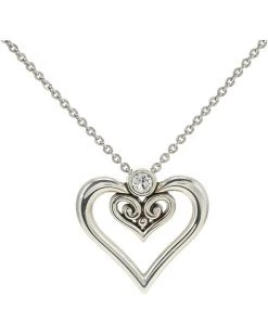 Brighton Necklaces Alcazar Duet Heart Necklace