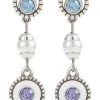 Brighton Halo Light Pearl Post Drop Earrings -Brighton Sales Store 618QBUo3ESL. AC SR736920