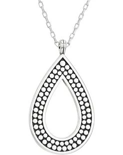 Brighton Necklaces Pebble Open Tear Drop Necklace -Brighton Sales Store 61JsM88souL. AC SR736920