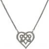 Brighton Necklaces Interlok Crossing Hearts Necklace