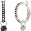 Brighton Pebble Dot Onyx Reversible Hoop Earrings -Brighton Sales Store 61NaYuHJOvL. AC SR736920