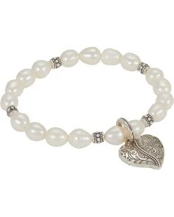 Brighton Bracelets Ornate Heart Stretch Bracelet