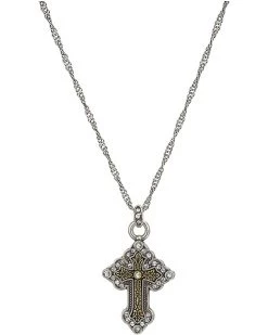 Brighton Necklaces Greek Petite Cross Necklace