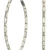 Brighton Pebble Large Oval Hoop Earrings