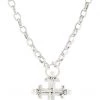 Brighton Necklaces Taos Pearl Cross Necklace