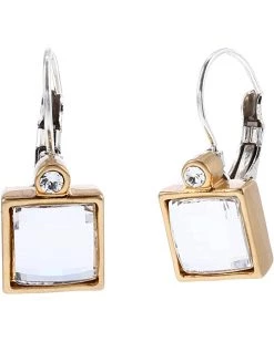 Brighton Saturn Brushed Leverback Earrings