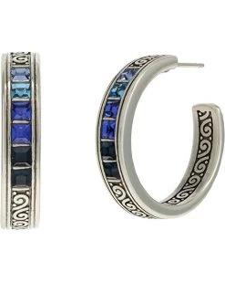 Brighton Spectrum Light Blue Hoop Earrings