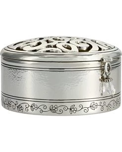 Brighton Jewelry Boxes & Cleaners Skribble Round Jewelry Trinket Box