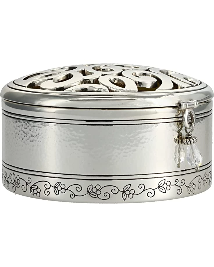 Brighton Jewelry Boxes & Cleaners Skribble Round Jewelry Trinket Box 3 Brighton Jewelry Boxes & Cleaners Skribble Round Jewelry Trinket Box