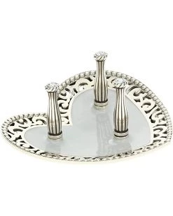 Brighton Jewelry Boxes & Cleaners Lacie Daisy 3 Ring Holder
