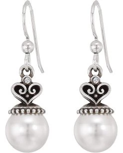 Brighton Alcazar Pearl Drop French Wire Earrings