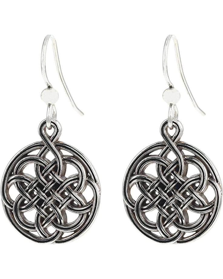 Brighton Interlok Medallion French Wire Earrings 3 Brighton Interlok Medallion French Wire Earrings