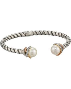 Brighton Bracelets Neptune's Rings Pearl Open Hinged Bangle