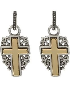 Brighton Crossroads Cross Drop Earrings