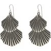 Brighton Shells Two Tier French Wire Drop Earrings