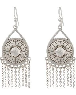 Brighton Marrakesh Neutral Fringe Earrings
