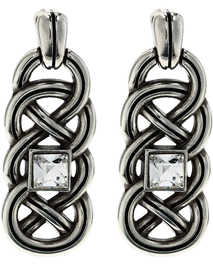 Brighton Interlok Lustre Post Drop Earrings 3 Brighton Interlok Lustre Post Drop Earrings