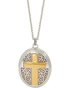 Brighton Necklaces Crossroads Double Locket Necklace