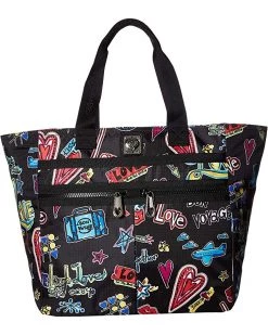 Brighton Handbags Love Scribble Lock it Super Tote