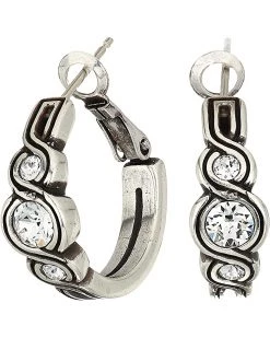 Brighton Infinity Sparkle Hoop Earrings
