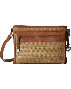 Brighton Handbags Brooklyn Straw Crossbody Organizer