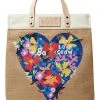 Brighton Handbags Let Love Grow Burlap Tote Bag -Brighton Sales Store 91fc8w3iUaL. AC SR736920